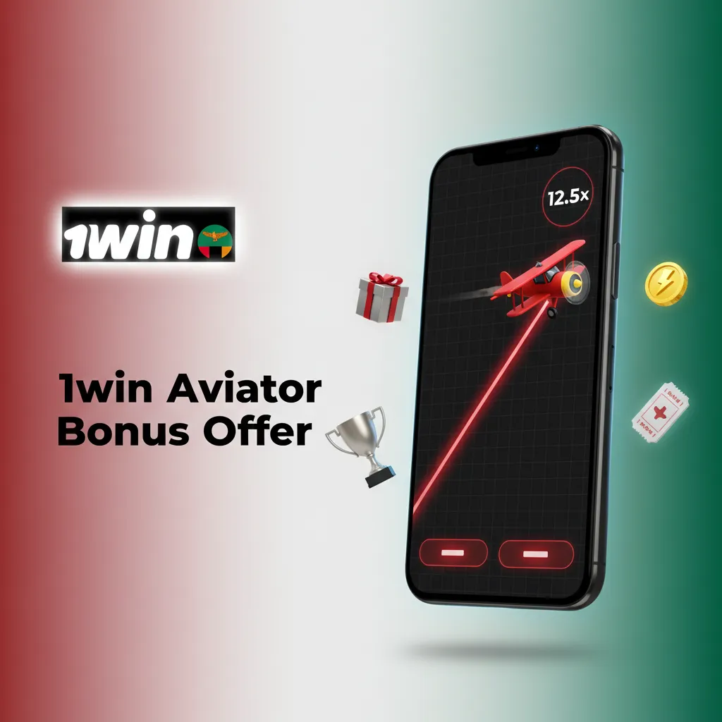 1win Aviator bonus offer: 500% up to 4588 ZMW for new players, min deposit 50 ZMW, usable on Aviator and casino games.