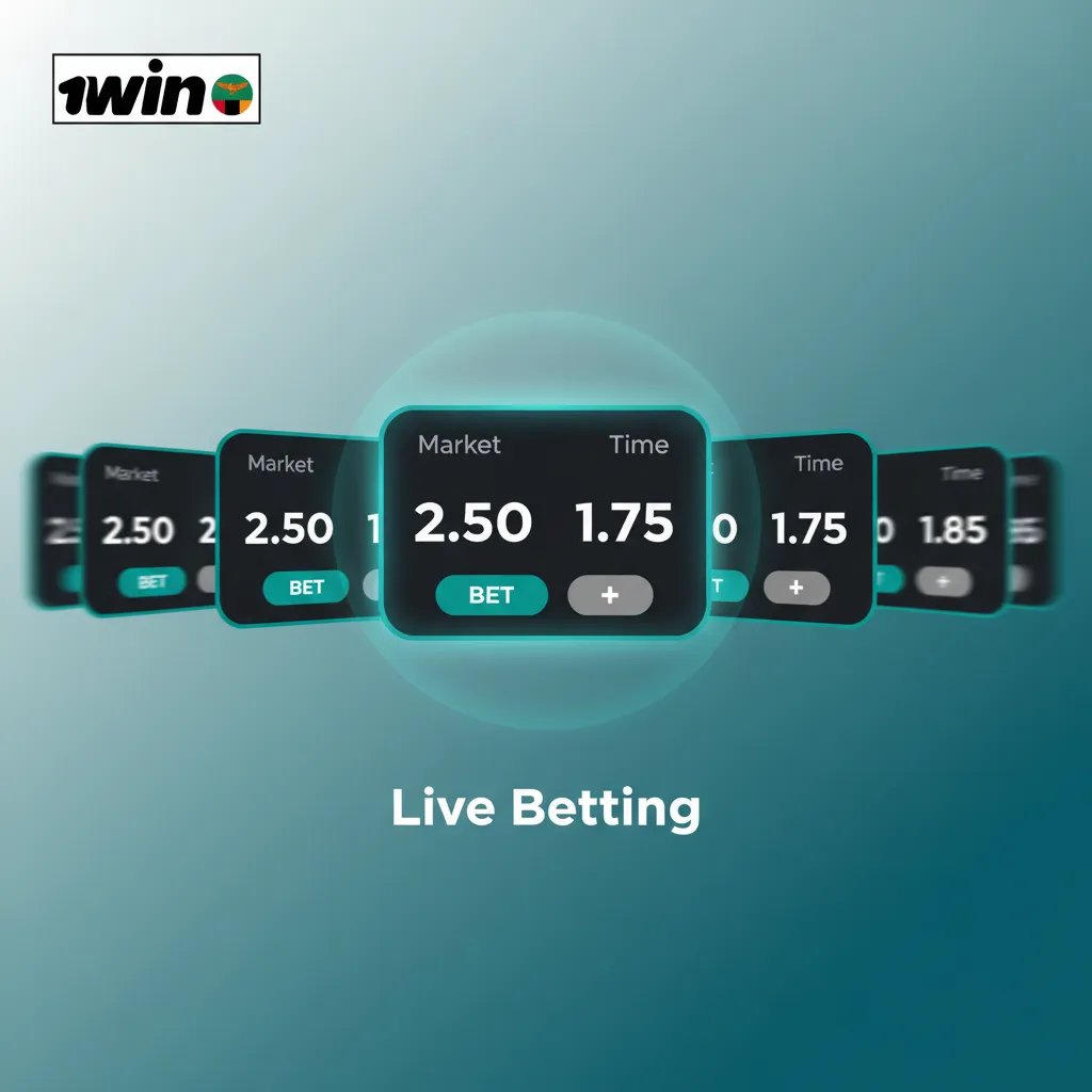 Live betting interface showing in-play odds for football, basketball, tennis, and eSports with live stats and cash-out.
